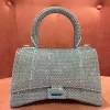 Designer di lusso clessidra diamante Borse con manico in vera pelle pochette borsa a tracolla borsa per cosmetici Borsa a tracolla