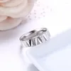 Cluster Rings US Size7-11 925 Sterling Silver V Triangular Band Ring For Women Men Jewelry Finger Anillos Bague Aneis Bijoux Anillo