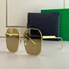 Yeni erkek altıgen güneş gözlükleri kadın venet modeli bv1108 kare metal çerçeve boyutu58 17 145 iş gündelik şık sürücü gözlük Li157h