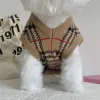 Maglione per animali domestici Abbigliamento per cani Designer Abbigliamento per cani Animali domestici Maglieria scozzese classica Maglioni Cani di piccola taglia media Dolcevita Accogliente gilet per cagnolino Cappotto invernale per cuccioli M