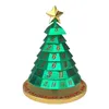 Weihnachtsbaum Würfel für Schreibtisch Dekoration Ornament Spielzeug Kinder Weihnachtsgeschenk Kreativer Tisch Gaming Home Neujahr 2022 H0924234k