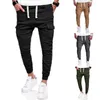 Herenbroeken Heren Joggers Hiphop Joggingbroek Heren Streettrip Zakontwerp Trekkoord Streep Vouw Casual