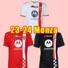 23/24 AC Monza maillots de football maison rouge blanc blanc 2023 2024 CAPRARI MOTA CIURRIA maillots de football Thaïlande qualité hommes S-2XL GYTKJAER VALOTI SENSI