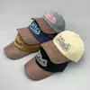 Ball Caps Retro Letter Kpop Easy Matching Men Women Baseball Hats Cotton Color Streetwear Imitation Antler Skin Sport