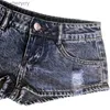 Shorts pour femme nouvelles femmes taille basse Sexy Denim Jeans Shorts courts boîtes de nuit bars et plages L231215