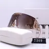 مصمم نظارات شمسية للرجال نساء نظارة شمسية كلاسيكية الطائرات الشمسية الرفاهية الطيار المستقطب نظارات الشمس كبيرة الحجم UV400 نظارات Polaroid Polloid 7309