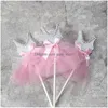 Decorazione del partito Abito Cake Toppers Glitter Wedding Cupcake Decor Suit Bridal Shower 1221333 Consegna a domicilio Giardino domestico Suppl festivo Dh7Lq