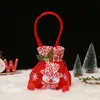 Sac à pommes de noël exquis, joli cadeau pour enfants, sac à bonbons de la maternelle, emballage de réveillon de noël, boîte-cadeau