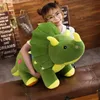 Animali di peluche ripieni 40 cm Creativo Big Soft Triceratops Stegosaurus Toy Dinosaur Doll Bambini Dinosauri Regali di compleanno 231215