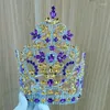 Hårklipp grossisttävlingskronor och tiaror missar World Tiara Princess Crown for Girls
