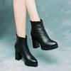 Botas 2023 moda senhoras sapatos lado zip mulheres retro tornozelo bota apontou toe plataforma y salto super alto sapato 231214