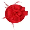 Kvinnors brudimitation Sinamay Fascinator Huvudbonader Evenemang Milliner för damer Derby Church Wedding Hair Accessories