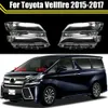 Auto Scheinwerfer Abdeckung Scheinwerfer Shell Transparent Lampenschirm Auto Front Licht Lampe Kappen Lampcover für Toyota Vellfire 2015 2016 2017