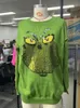 Женские свитера, повседневный свитер с мультяшными пайетками, рождественский пуловер, толстовка с длинными рукавами, пуловеры с круглым вырезом на осень-зиму 231215