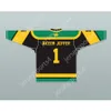 Benutzerdefiniertes PRINZ AKEEM JOFFER 1 FIKTIONELLES AFRIKANISCHES LAND SCHWARZES Eishockeytrikot NEU Top genäht S-M-L-XL-XXL-3XL-4XL-5XL-6XL