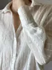 Женские блузки Женская рубашка с длинным рукавом на пуговицах и завязками в швейцарский горошек Элегантная блузка Осенние топы