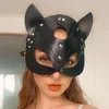 Ckmorls arnês de couro sexy olho erótico fetiche ferramentas sexuais halloween masquerade cosplay coelho máscara facial bdsm para adultos brinquedos260l