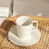 Tassen Einfache Cola Latte Becher Nordic Retro Stil Kaffeetasse Klassische Keramik Kreative Einfarbig Kaffee Tassen Erweiterte