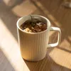 Tassen Einfache Cola Latte Becher Nordic Retro Stil Kaffeetasse Klassische Keramik Kreative Einfarbig Kaffee Tassen Erweiterte