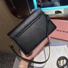 New Fashion High Appearance Straight Women's One Shoulder Crossbody Genuine Leather Women's Bag Classic Versatile Handbag Makeup Date Bag