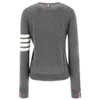 Tom Luxury Pull tricoté pour femme Gris 40