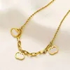 Plated gold necklace women love pendant necklaces friendship sister gold plated alloy bead chain womens jewelry retro designer necklace with crystal zb099