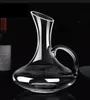 Outils de bar à vin caractéristique en verre cristallin dispensateur viticole Wine Shaker Flong Creative Styling Barware Decanter Set Wine séparateur Bouteilles de vin 231214