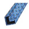 Papillini 2023 blu 7,5 cm di lussuoso cravatta jacquard maschile per uomo abito da lavoro lavoro collo maschio Mashi