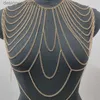 Andere Modeaccessoires Kragen Schulterkette Punk Lange Halskette Nude Bo Schmuck für Frauen Mode Metall AccessoireL231215