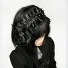 Couvre-chef Style Punk foncé à la mode, coiffure avec nœud en cuir, accessoires de cheveux pour femmes, bande japonaise Vintage pour dames