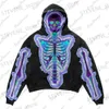 Herenhoodies Sweatshirts Europa en de Verenigde Staten Fried Street New Death Sikkel hoodie trui met lange mouwen Y2K casual losse hoodie jas T231215