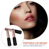 Makeup Brushes 3 st concealer Borste Lipstick Applicator Wands Mask Gloss Silicone