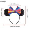 Accessoires pour cheveux 10 pièces vente en gros château feux d'artifice oreilles de souris bandeau arc filles Cosplay bandeau adulte/enfants cadeau de fête enfants accessoires de cheveux 231215