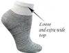 Chaussettes pour hommes Yomandamor femmes 5 paires de chaussettes basses en bambou pour diabétiques/décontractées avec semelle coussinée et bout sans couture taille L 231215