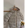 Donsjas 1 8Y Meisjes Winter Warm Lange Witte Eend Cartoon Print Waterdichte Capuchon Dikker Puffer Jassen Kinderen Casual Overjassen 231214