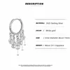 Boucles d'oreilles pendantes en argent sterling 925, style ethnique classique, créoles en perles pour femmes, niche légère, design de luxe, accessoires de bijoux