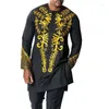 Ethnic Clothing 2 PCS Kaftan Outfits African Dresses For Men Africa Set Dashiki Robe Africaine Fashion Tracksuit Clothes