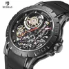 Horloges MEGIR RUIMAS Siliconen Band Automatische Mechanische Horloges Mannen Militaire Sport Horloge Man Luxe Topmerk Waterdicht