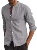 Camisas de vestido masculinas moda branco homens roupas casuais manga longa mens cor sólida regular ajuste botão para baixo camisa de negócios para