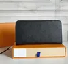 Groothandel Hoge Kwaliteit Designer Lederen Portemonnee Vrouw Luxe Clutch Dames Portefeuilles Reliëfpatronen Portemonnee Mannen Met Doos Kaartenhouder Contant