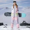 Women's Two Piece Pants Ski Sets for Women and Men Snow Suits Windproof Jacket Snowboard Tracksuit Snowmobile Clothes Outdoor Sport Winter 231214