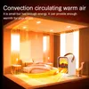 Elektrikli Isıtıcılar Şömine Elektrikli Isıtıcı Sıcak Üfleme Fanı Taşınabilir Masaüstü Ev Ev Isıtma Sobası Radyatör Alev Isıtıcı Makinesi 231214