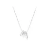 Chains 925 Sterling Silver Necklace Beans Pendant For Women Man Chain Fashion Party Charm Jelwery Birthday Gift 2023