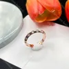 Klassischer Diamantring für Damen, Designer-offener Ring, luxuriöser Damenschmuck, Valentinstagsgeschenk, Großhandel, Verlobungsringe, 3 Farben