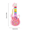 Keyboards Piano Handheld Musical Electronic Guitar Toy Learning Gift For Kids Guitar Toy For Kids Glow Button Design Electric Guitar Musical Toy 231214