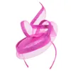 Lawliet Fascinators Voor Vrouwen Theekransje Kleine Sinamay Bruiloft Kerk Racing Hoeden Hoofdband Hoofddeksel T433