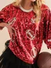 Erkek Trailtsits 2024 Noel Modaya Modaya uygun Sequin Sweatshirtleri Kadınlar için Sevimli Noel Baba Grafik Büyük Boy Kazak Gömlekler Uzun Kollu Külot Hoodies 231215