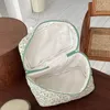 Borse per cosmetici Organizzatore da toilette trapuntato Astuccio portatile da viaggio in cotone Borsa multifunzionale per ragazze da donna di grande capacità per la casa