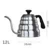 Coffee Pots Coffee Kettle1L/1.2L Stainless Steel Pour Over Coffee Pot Kettle Drip Kettle with Thermometer For Home Office Cafetera 231214