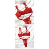 G TOP rouge offres spéciales ensembles de lingerie sexy soutien-gorge sexy tongs jarretières ensemble lingerie soutien-gorge ensemble de sous-vêtements